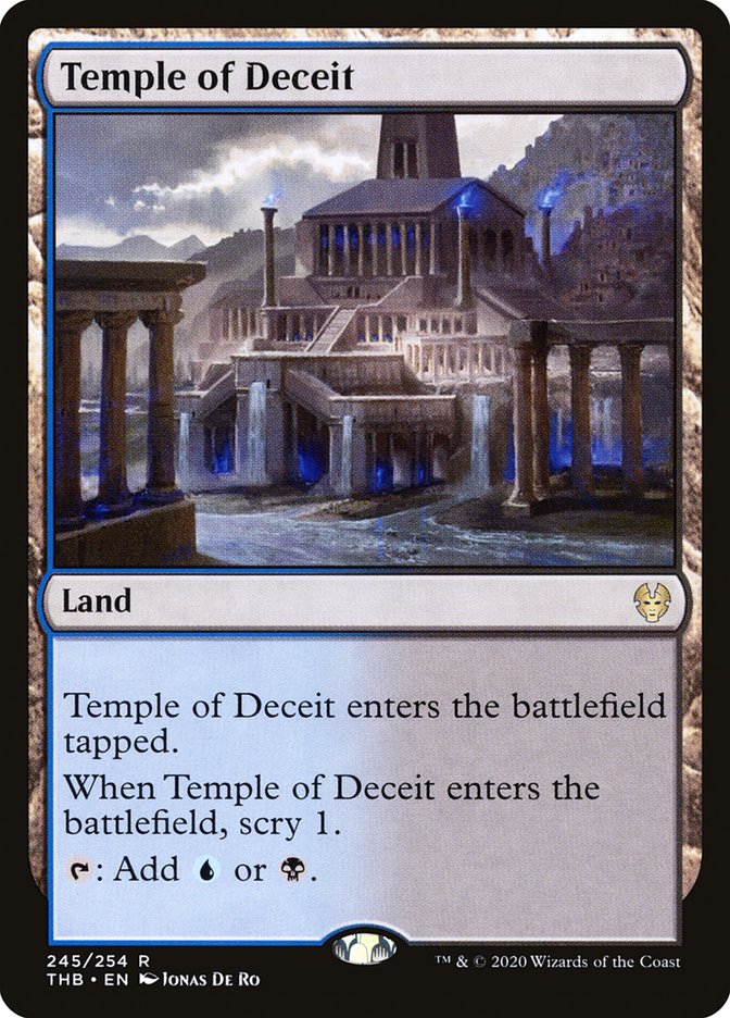 Magic the Gathering Card - Temple of Deceit - MTG Circle