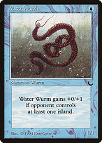 Magic the Gathering Card - Water Wurm - MTG Circle