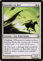 Magic the Gathering Card - Outrider en-Kor - MTG Circle