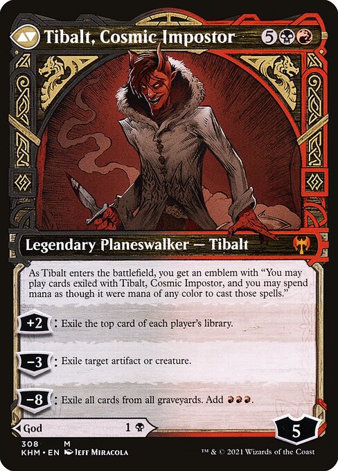 Magic the Gathering Card - Tibalt, Cosmic Impostor - MTG Circle