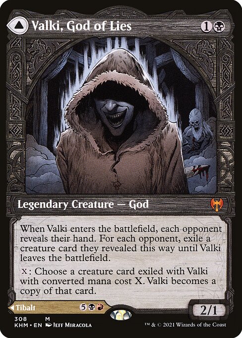 Magic the Gathering Card - Valki, God of Lies - MTG Circle