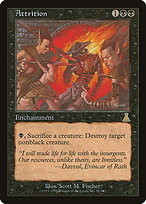 Magic the Gathering Card - Attrition - MTG Circle