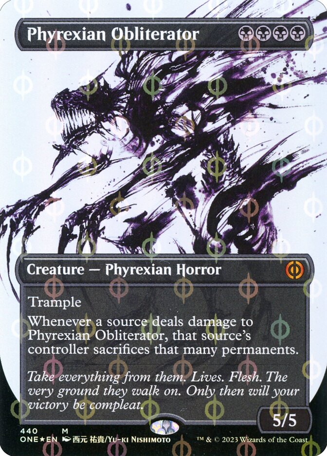 Magic the Gathering Card - Phyrexian Obliterator - MTG Circle