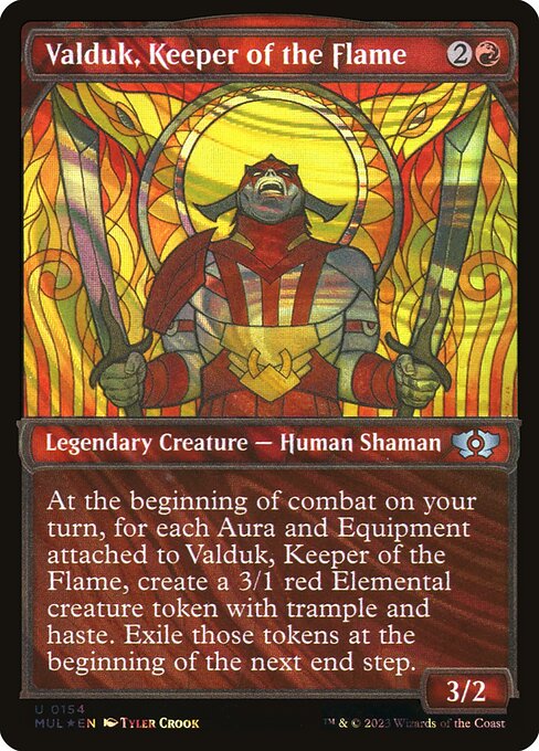 Magic the Gathering Card - Valduk, Keeper of the Flame - MTG Circle