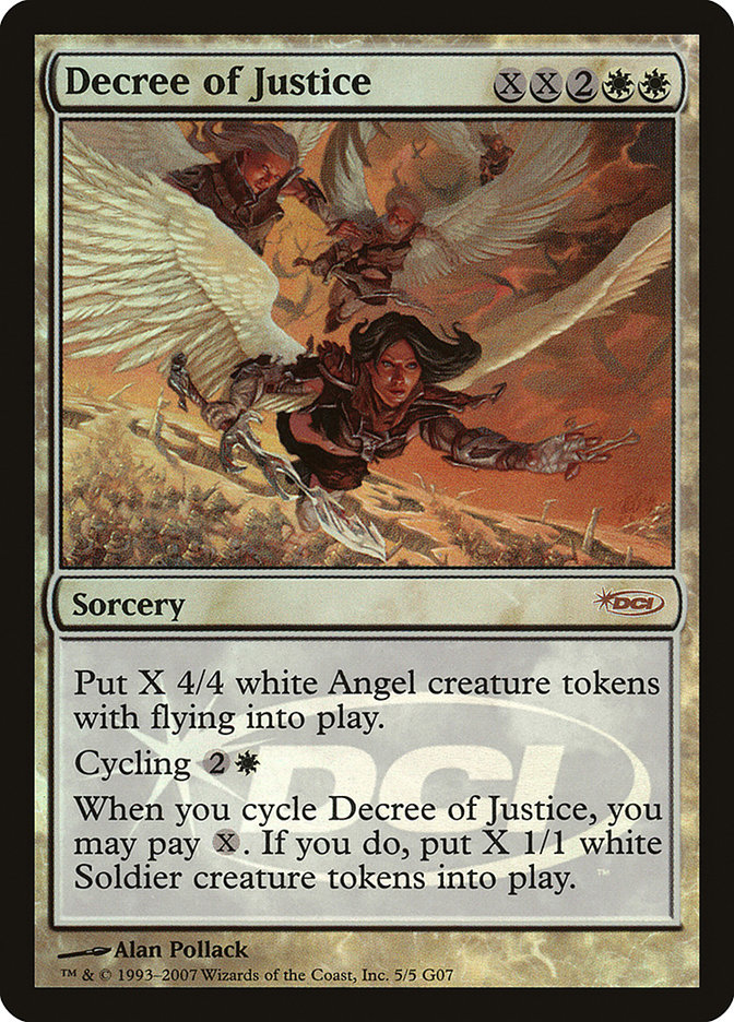 Magic the Gathering Card - Decree of Justice - MTG Circle