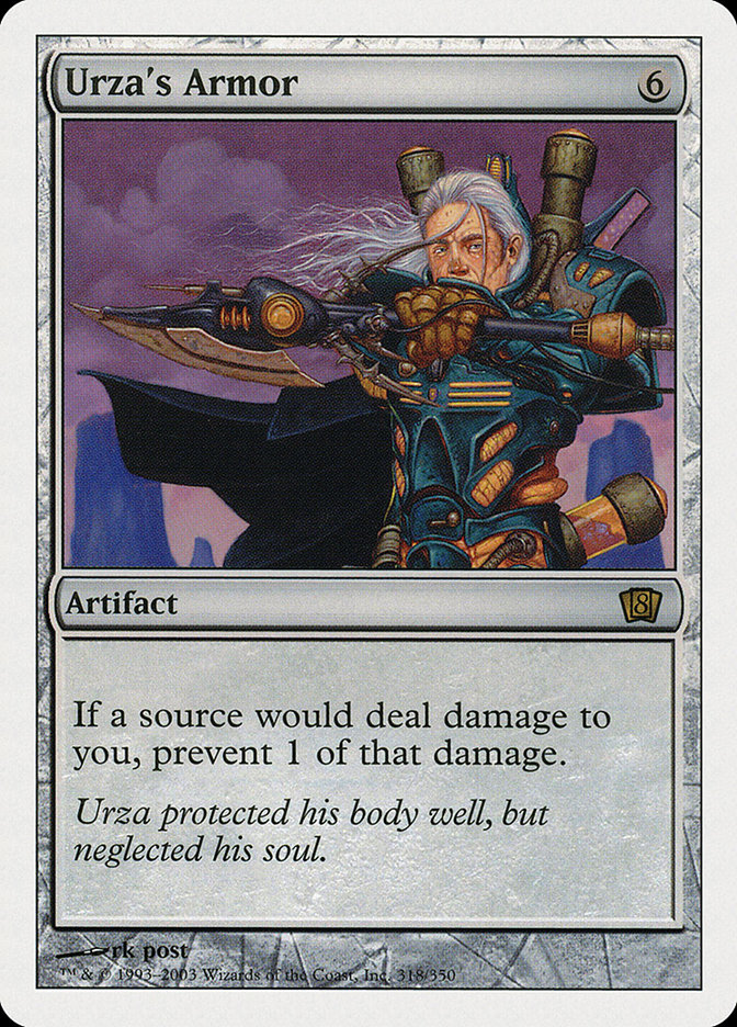 Magic the Gathering Card - Urza's Armor - MTG Circle