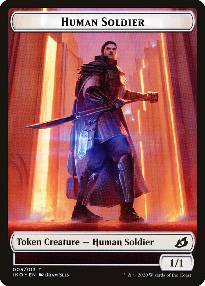 Magic the Gathering Card - Human Soldier - MTG Circle