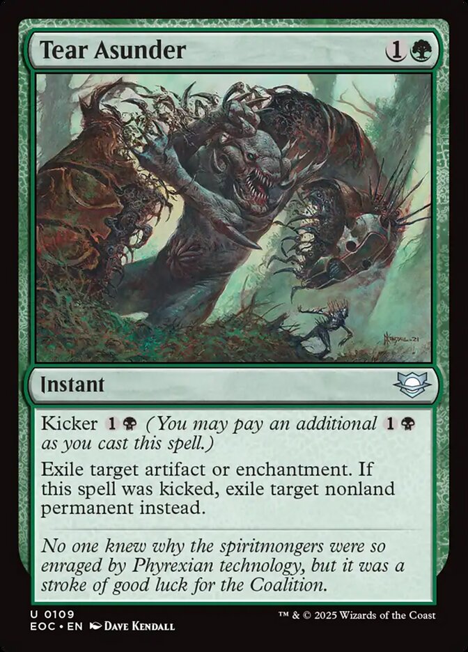 Magic the Gathering Card - Tear Asunder - MTG Circle
