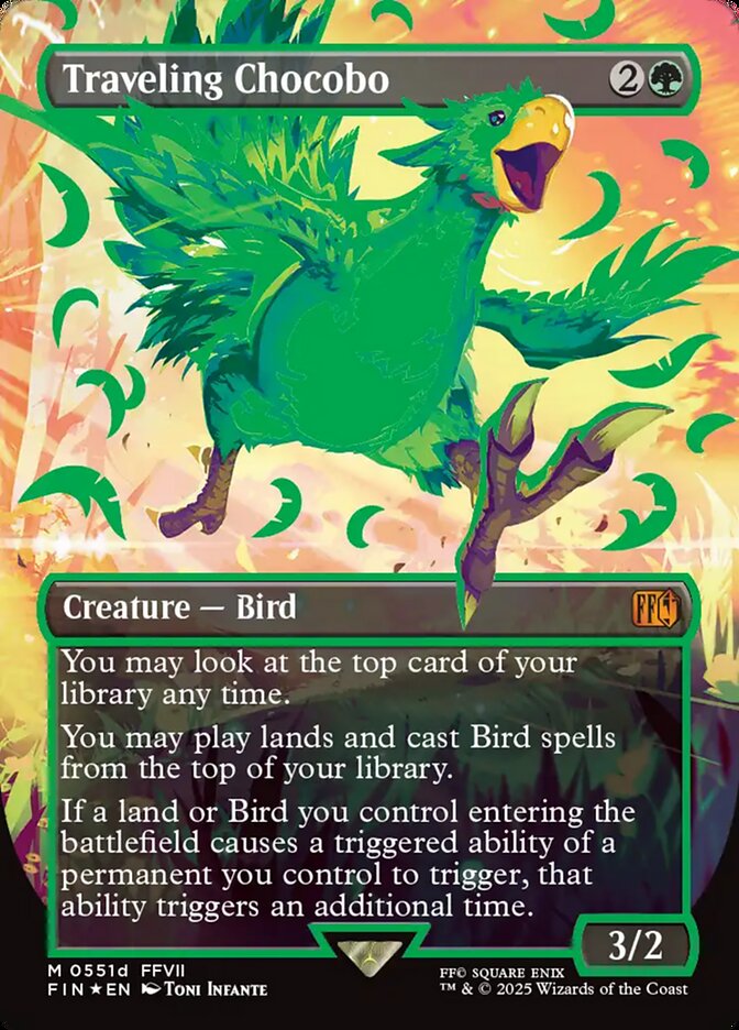 Magic the Gathering Card - Traveling Chocobo - MTG Circle