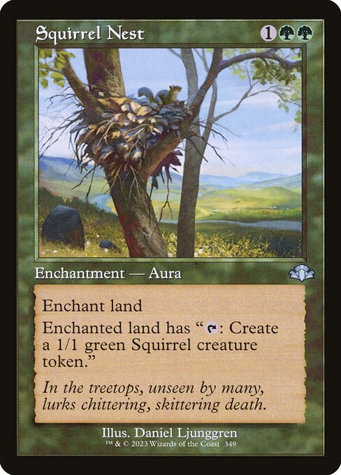 Magic the Gathering Card - Squirrel Nest - MTG Circle