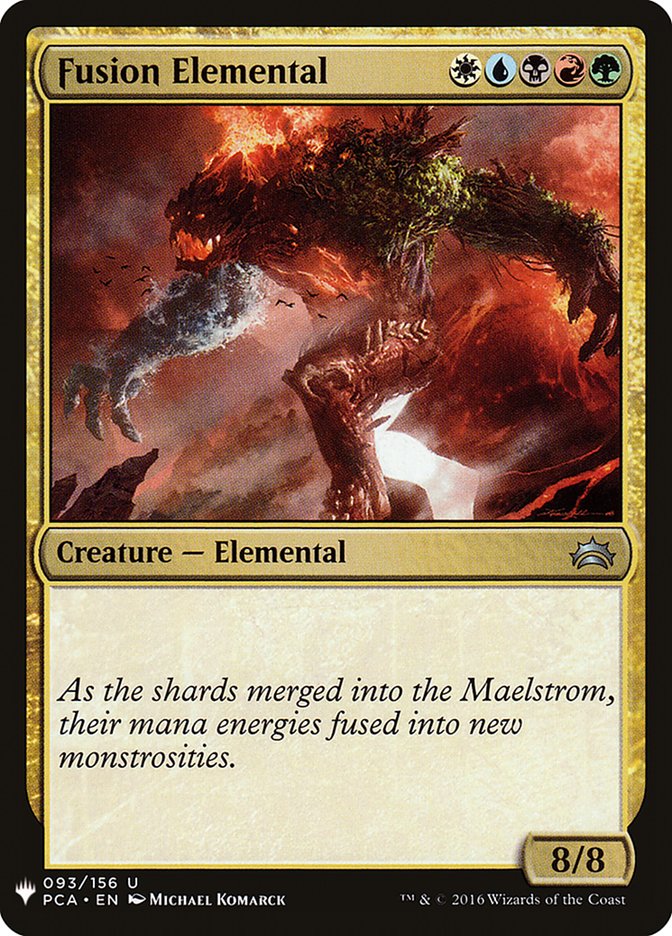 Magic the Gathering Card - Fusion Elemental - MTG Circle
