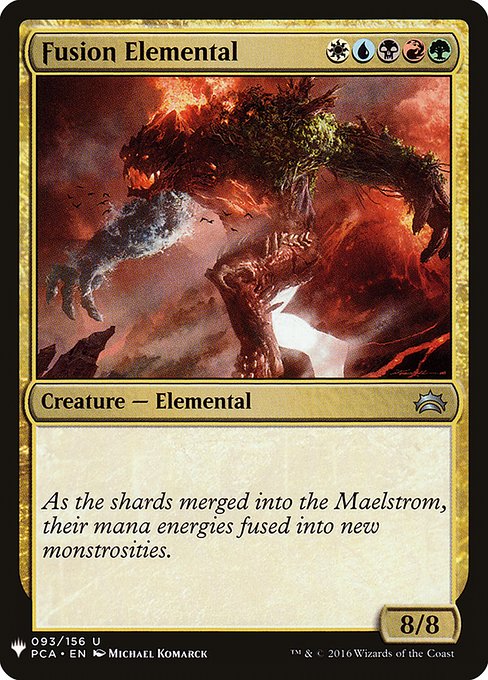 Magic the Gathering Card - Fusion Elemental - MTG Circle