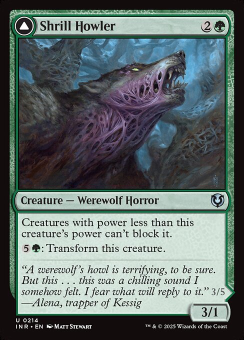 Magic the Gathering Card - Shrill Howler - MTG Circle