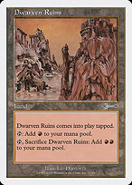 Magic the Gathering Card - Dwarven Ruins - MTG Circle