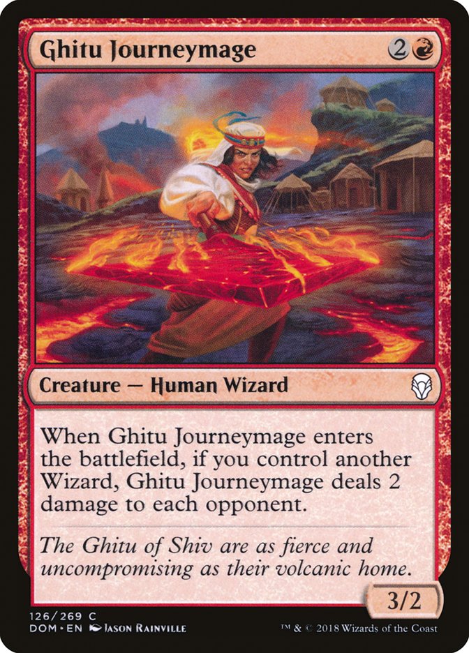 Magic the Gathering Card - Ghitu Journeymage - MTG Circle