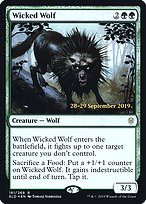 Magic the Gathering Card - Wicked Wolf - MTG Circle