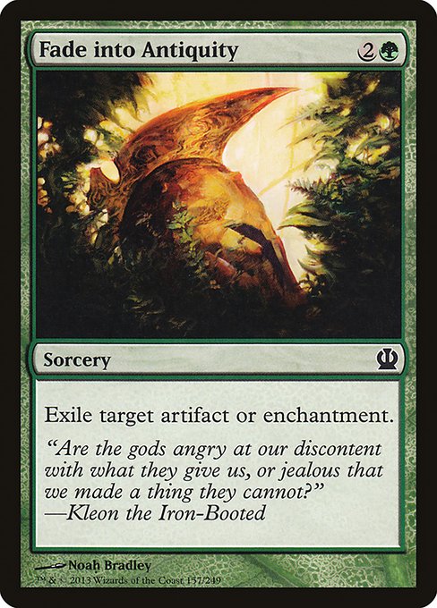 Magic the Gathering Card - Fade into Antiquity - MTG Circle