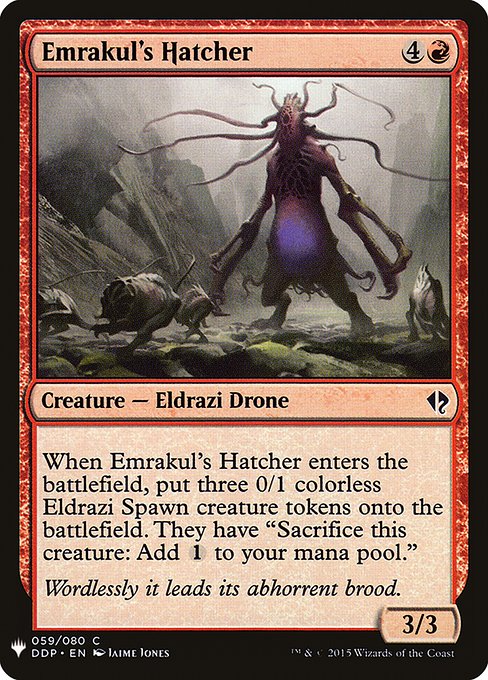 Magic the Gathering Card - Emrakul's Hatcher - MTG Circle