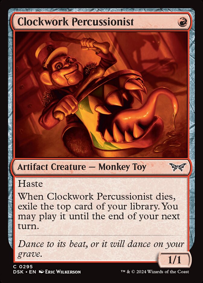 Magic the Gathering Card - Clockwork Percussionist - MTG Circle
