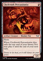 Magic the Gathering Card - Clockwork Percussionist - MTG Circle