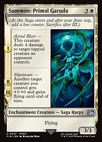 Magic the Gathering Card - Summon: Primal Garuda - MTG Circle