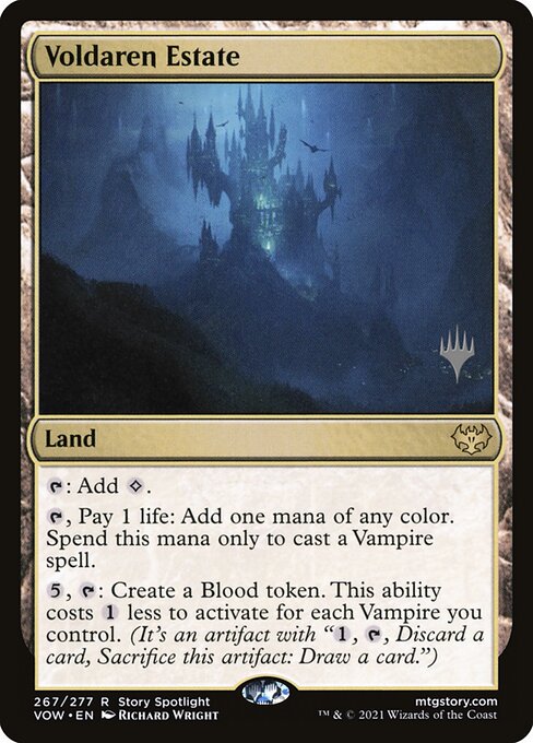 Magic the Gathering Card - Voldaren Estate - MTG Circle