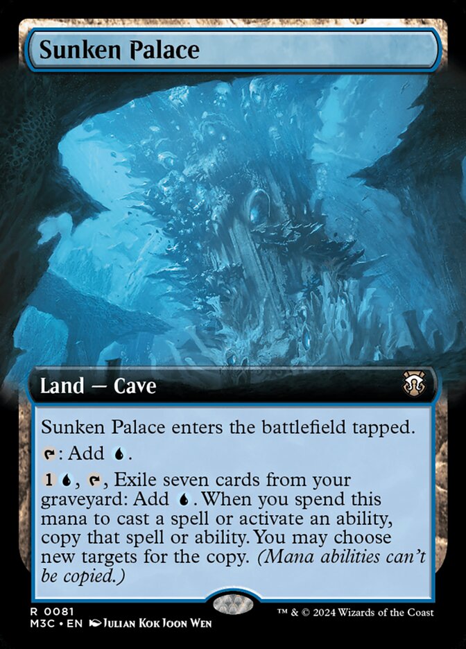 Magic the Gathering Card - Sunken Palace - MTG Circle