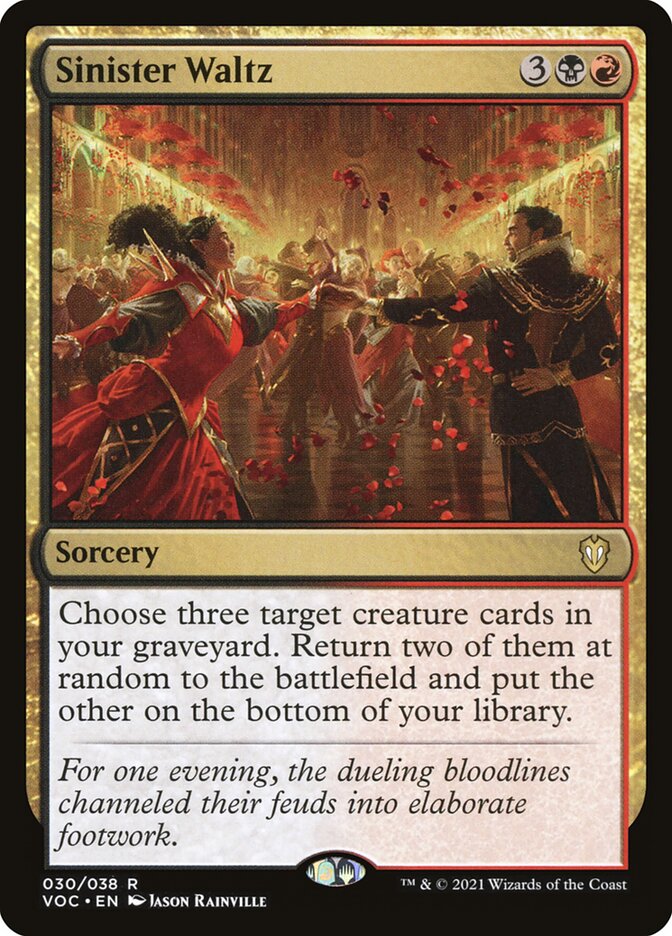 Magic the Gathering Card - Sinister Waltz - MTG Circle