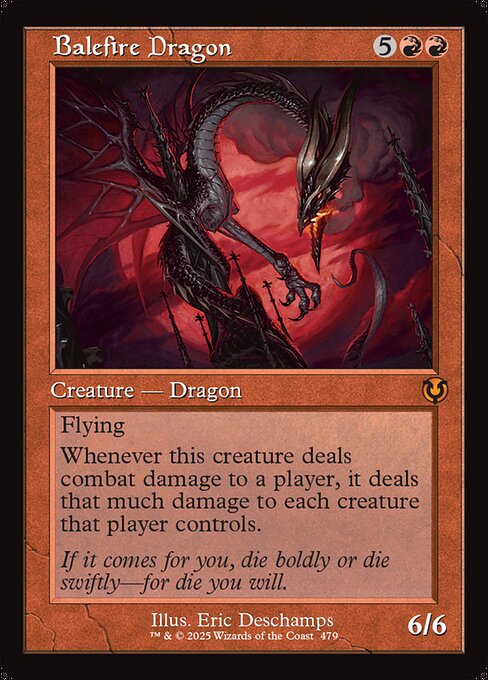 Magic the Gathering Card - Balefire Dragon - MTG Circle