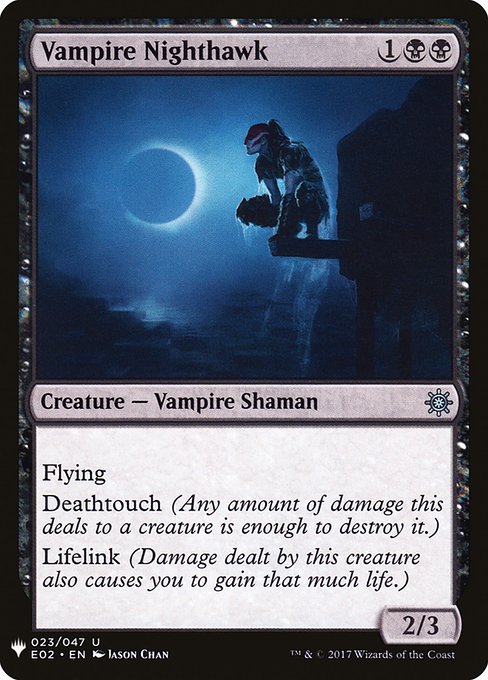 Magic the Gathering Card - Vampire Nighthawk - MTG Circle