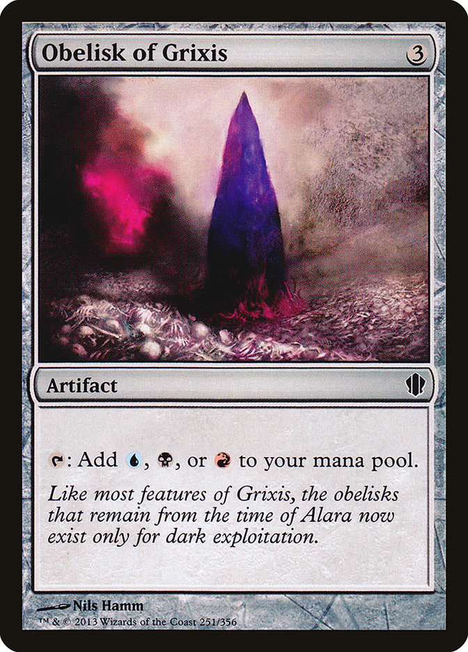 Magic the Gathering Card - Obelisk of Grixis - MTG Circle