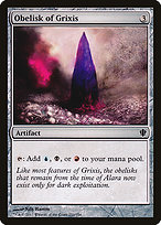 Magic the Gathering Card - Obelisk of Grixis - MTG Circle