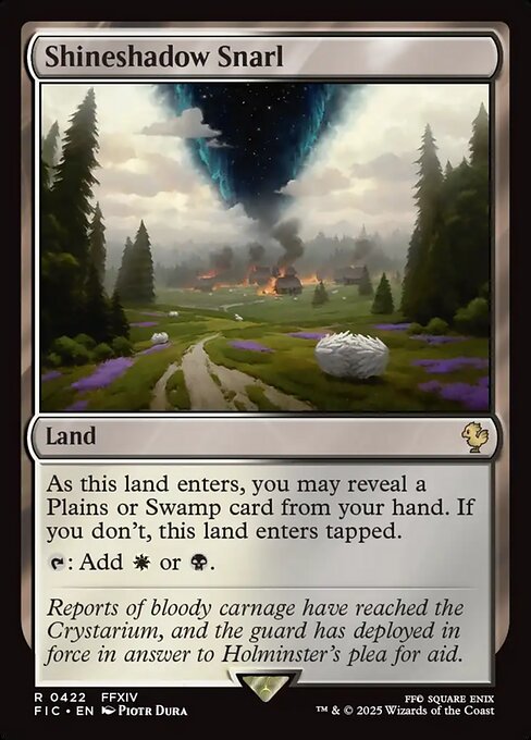 Magic the Gathering Card - Shineshadow Snarl - MTG Circle
