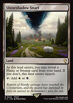 Magic the Gathering Card - Shineshadow Snarl - MTG Circle