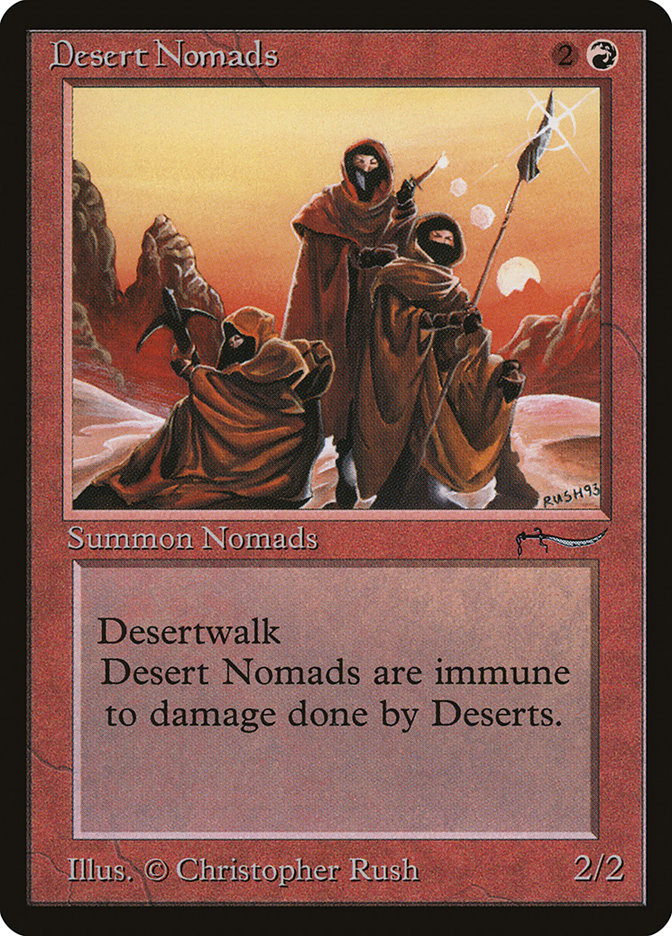 Magic the Gathering Card - Desert Nomads - MTG Circle