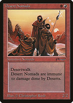 Magic the Gathering Card - Desert Nomads - MTG Circle