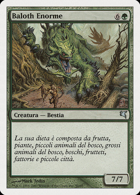 Magic the Gathering Card - Enormous Baloth - MTG Circle