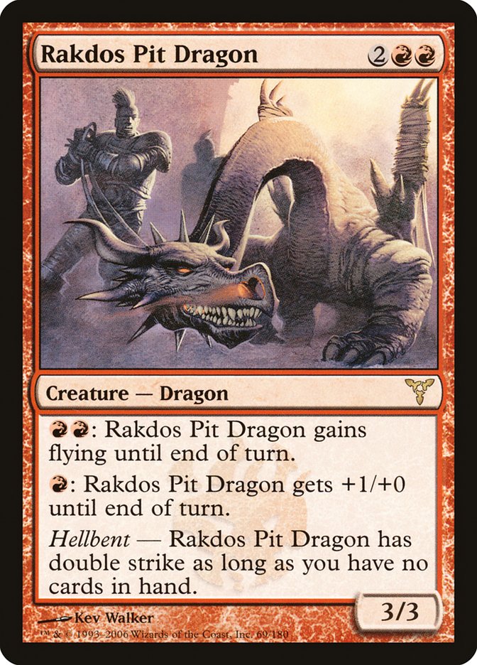 Magic the Gathering Card - Rakdos Pit Dragon - MTG Circle