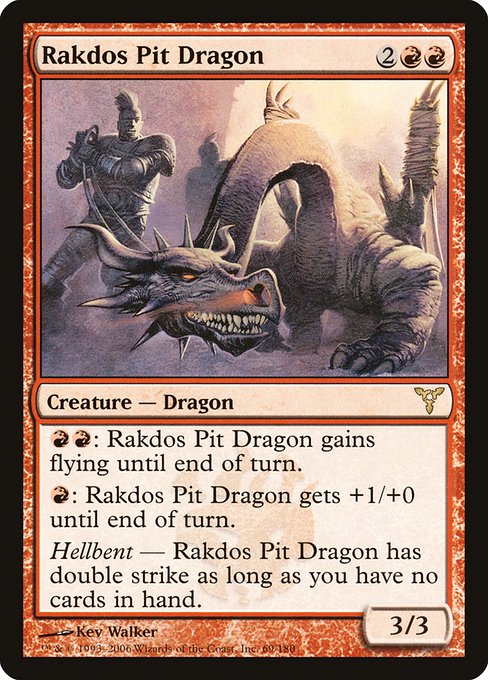 Magic the Gathering Card - Rakdos Pit Dragon - MTG Circle