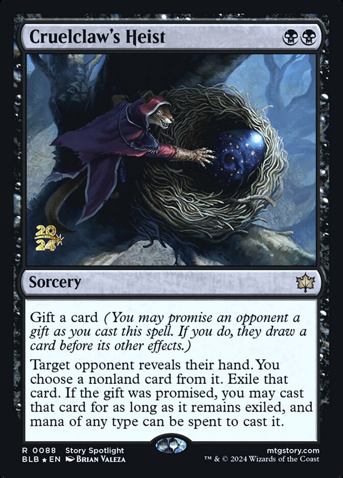 Magic the Gathering Card - Cruelclaw's Heist - MTG Circle