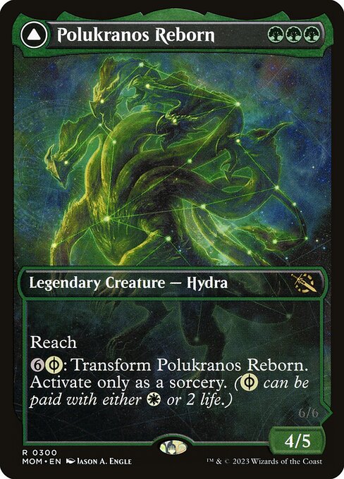 Magic the Gathering Card - Polukranos Reborn - MTG Circle