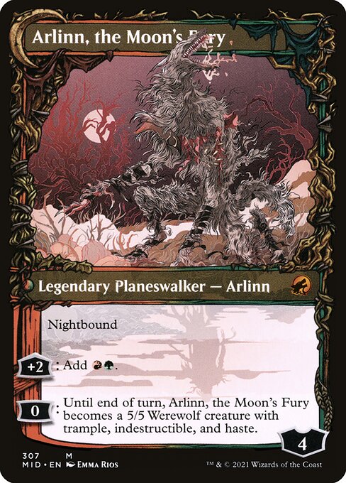 Magic the Gathering Card - Arlinn, the Moon's Fury - MTG Circle