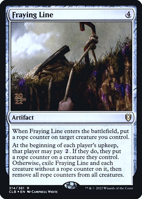 Magic the Gathering Card - Fraying Line - MTG Circle