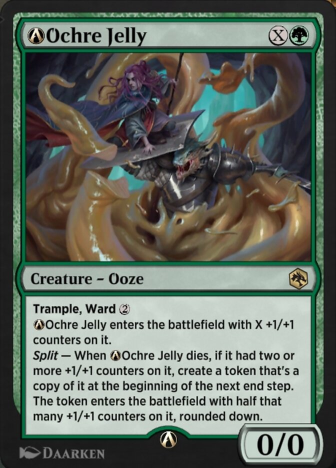Magic the Gathering Card - A-Ochre Jelly - MTG Circle