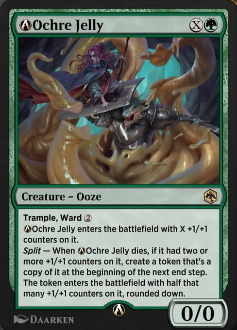 Magic the Gathering Card - A-Ochre Jelly - MTG Circle