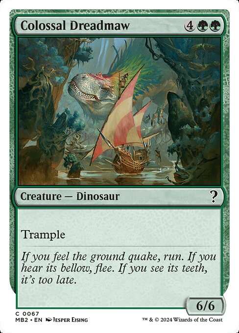 Magic the Gathering Card - Colossal Dreadmaw - MTG Circle