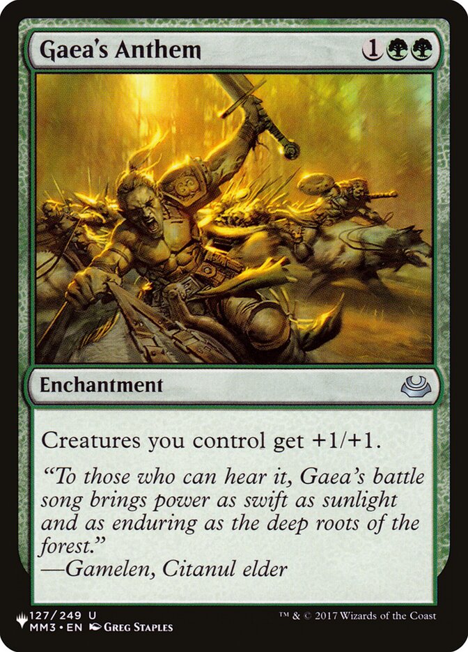 Magic the Gathering Card - Gaea's Anthem - MTG Circle