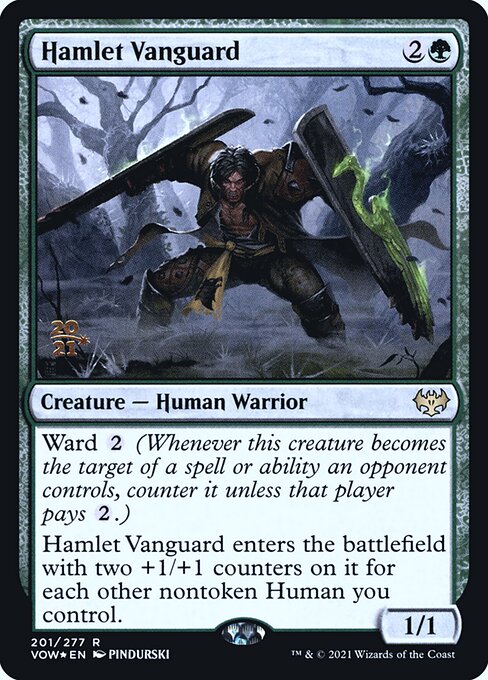 Magic the Gathering Card - Hamlet Vanguard - MTG Circle