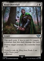 Magic the Gathering Card - Bitter Downfall - MTG Circle