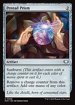 Magic the Gathering Card - Pentad Prism - MTG Circle